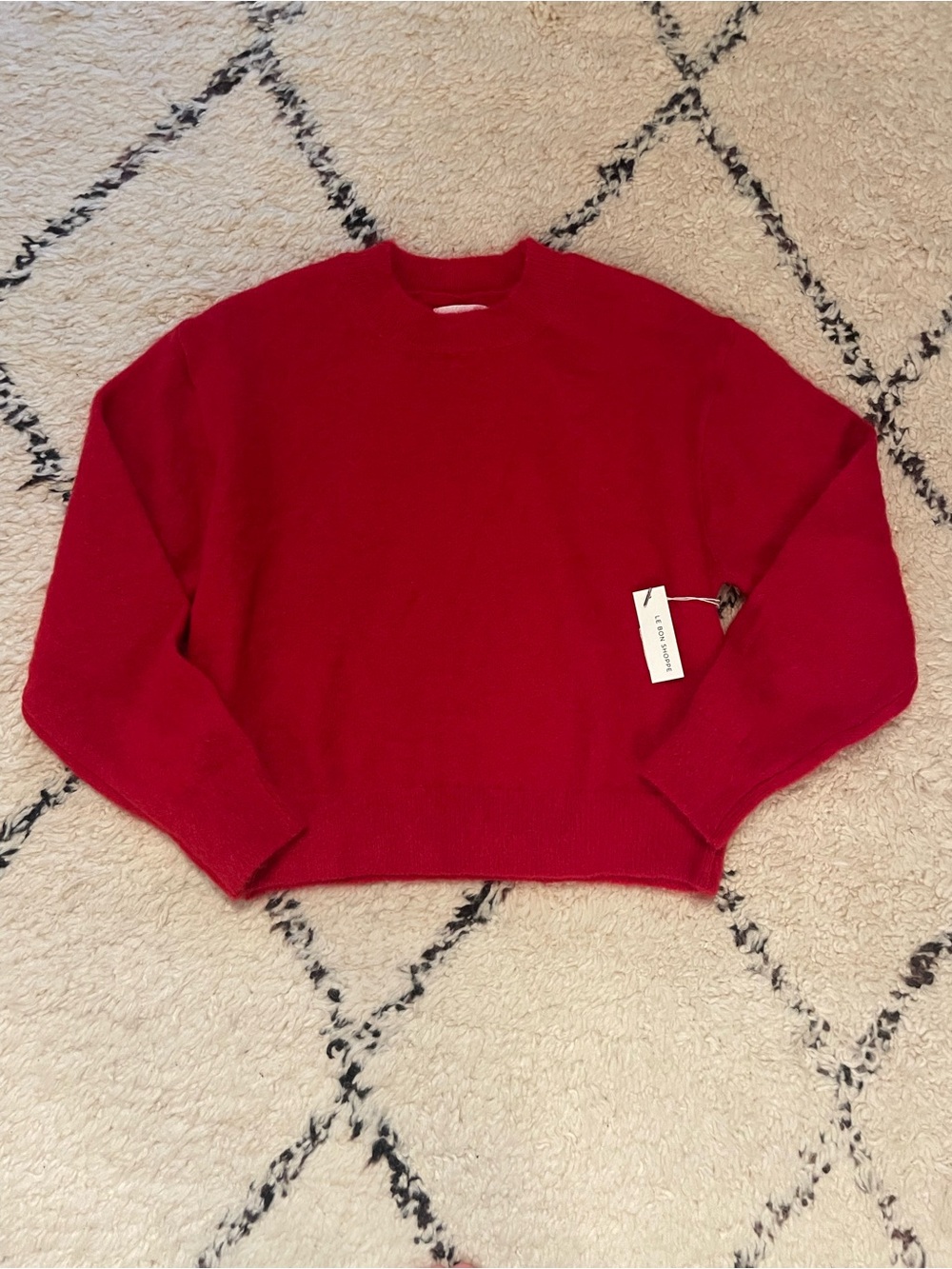 Le Bon Shoppe Mohair Sweater Red